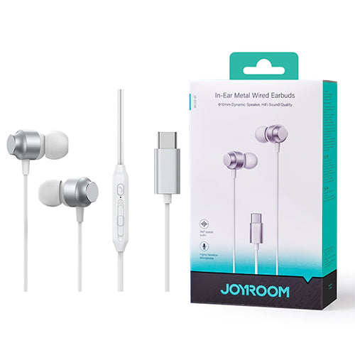 Joyroom JR-EC06 Type-C Wired Earphones - Black